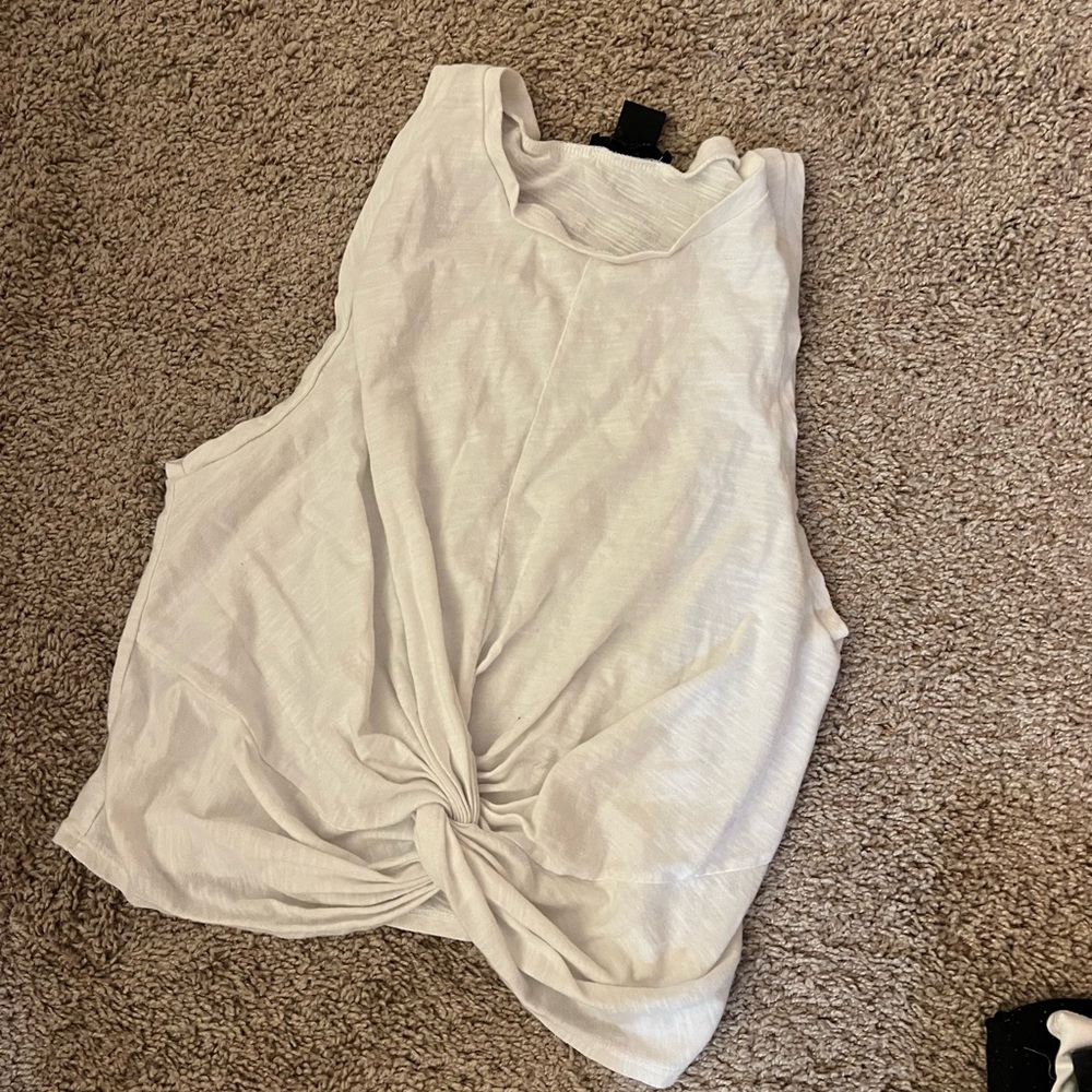 Aqua White Top